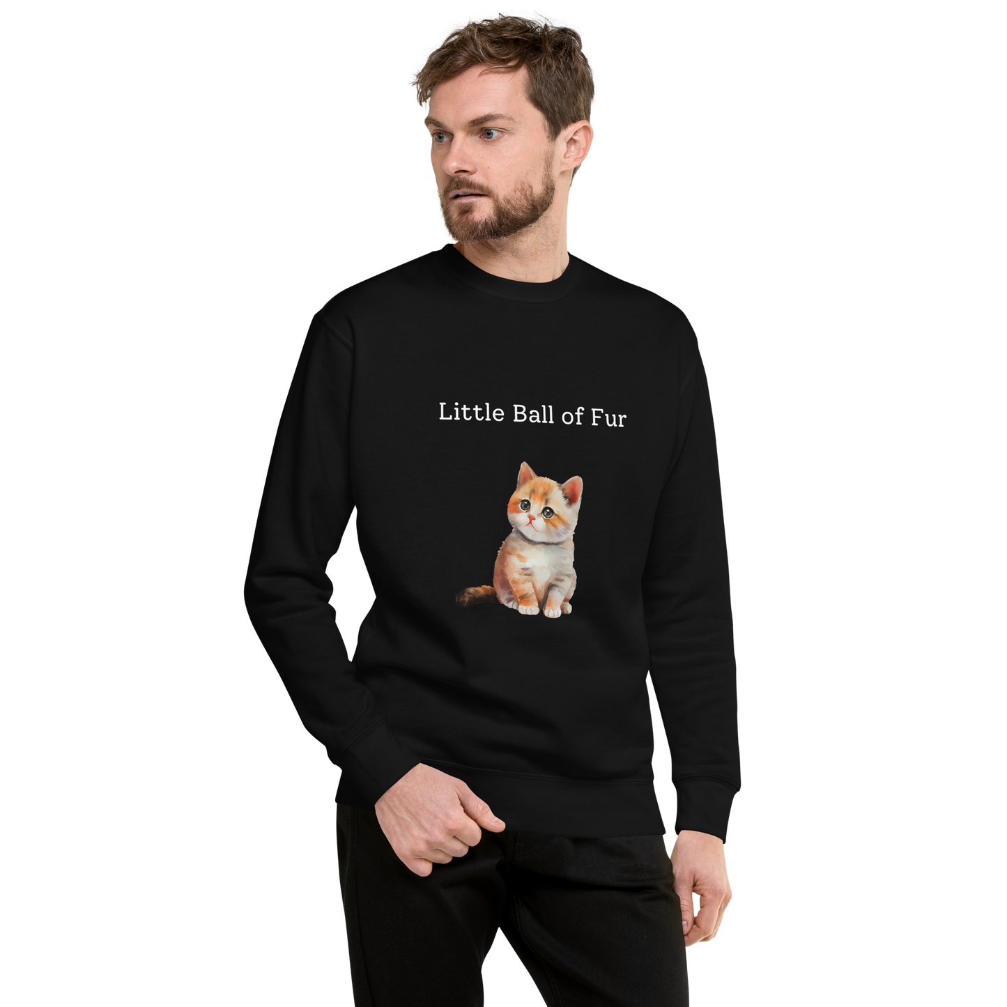 Little Ball of Fur - ITATAH Unisex Premium Sweatshirt