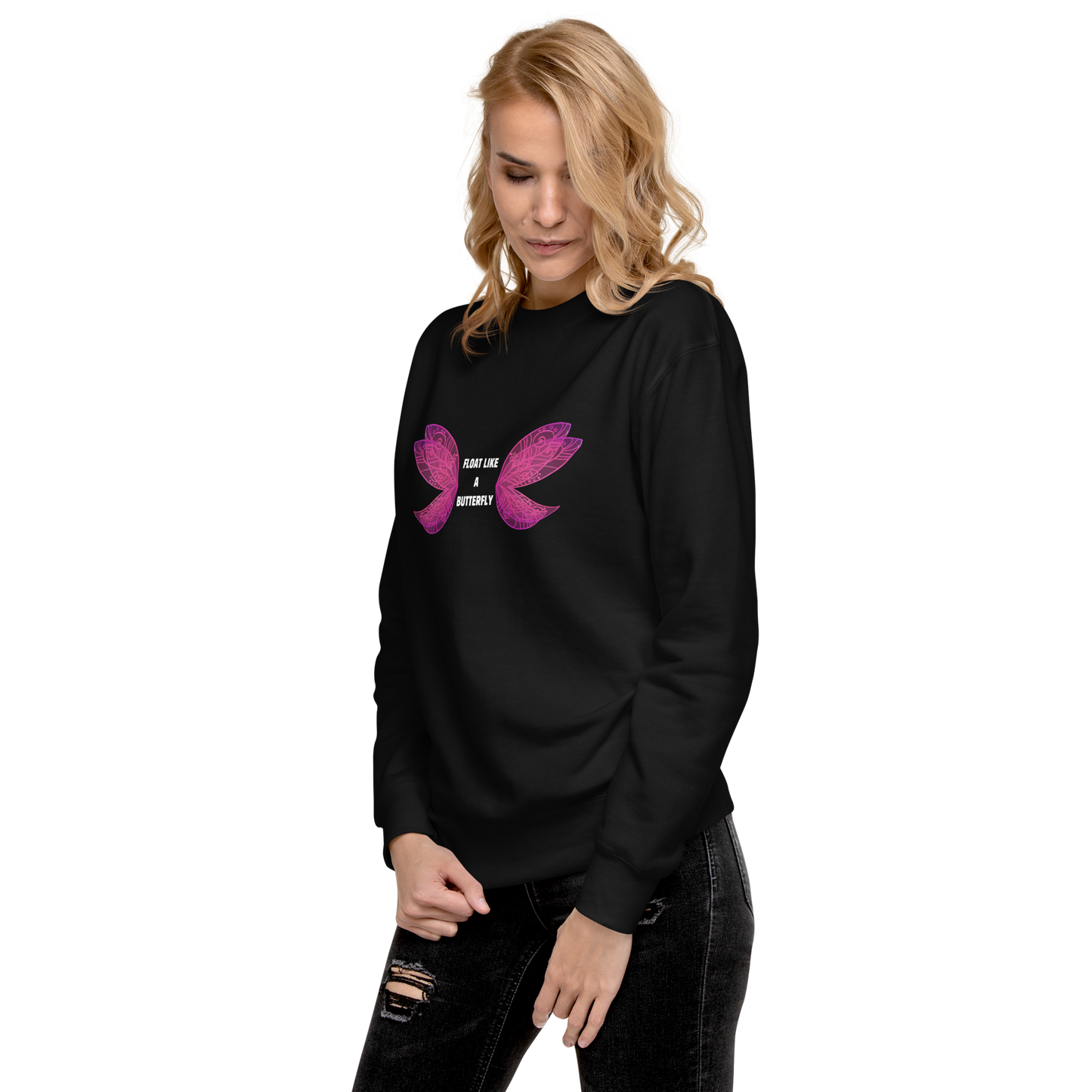 Float Like A Butterfly - ITATAH Unisex Premium Sweatshirt