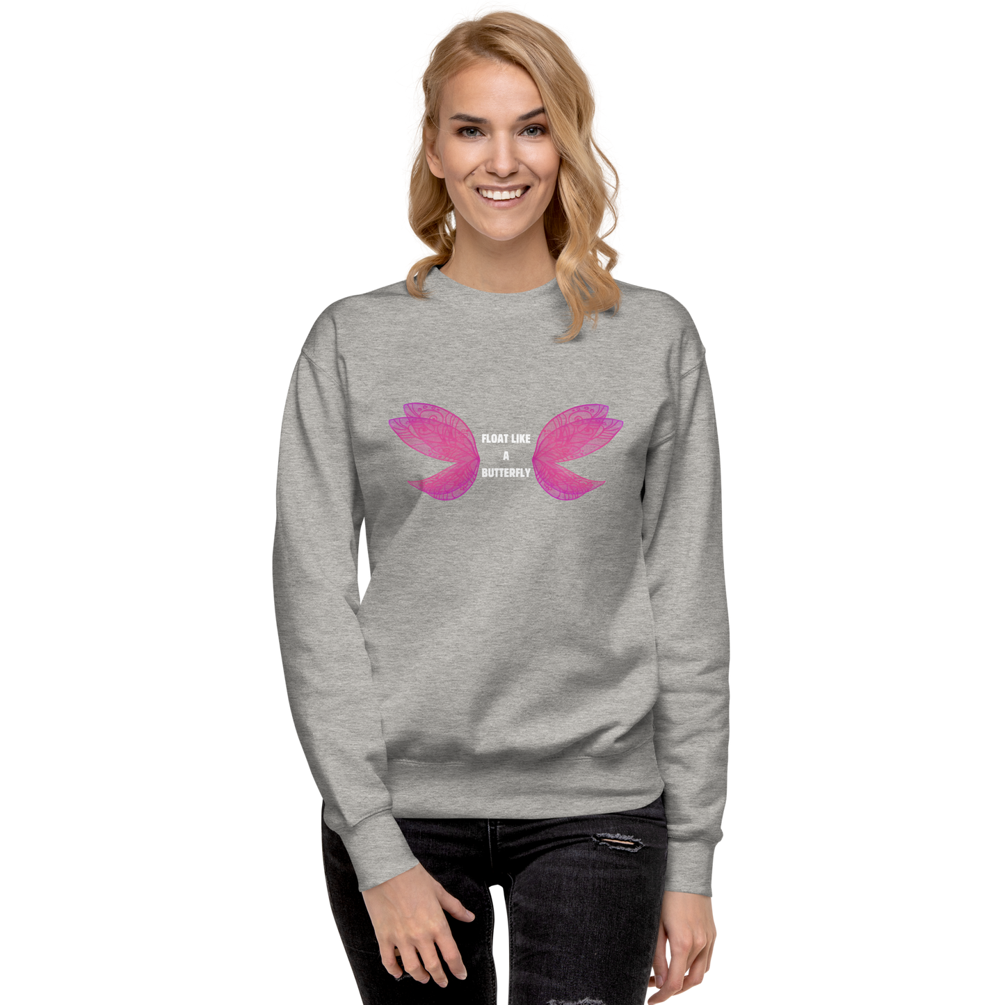 Float Like A Butterfly - ITATAH Unisex Premium Sweatshirt