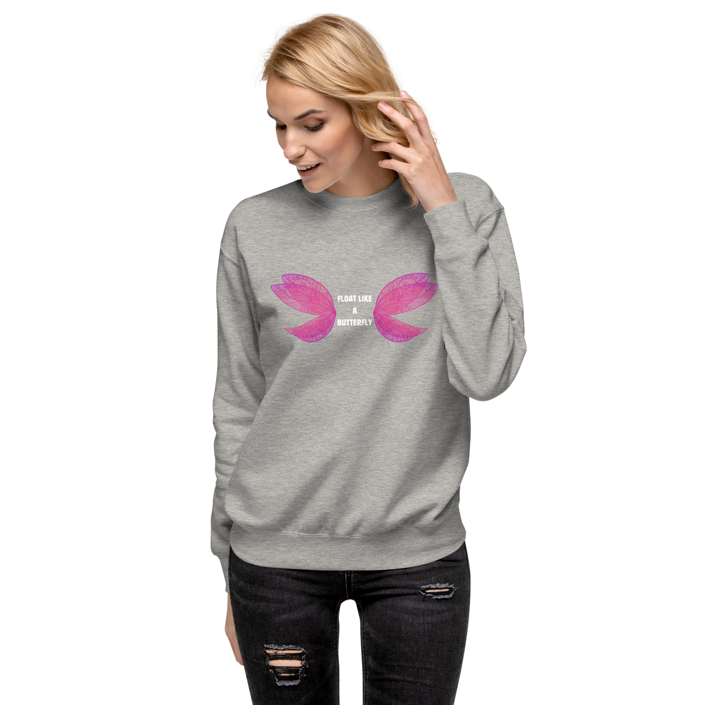 Float Like A Butterfly - ITATAH Unisex Premium Sweatshirt