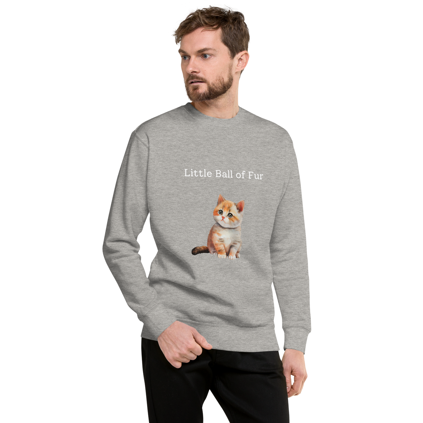 Little Ball of Fur - ITATAH Unisex Premium Sweatshirt