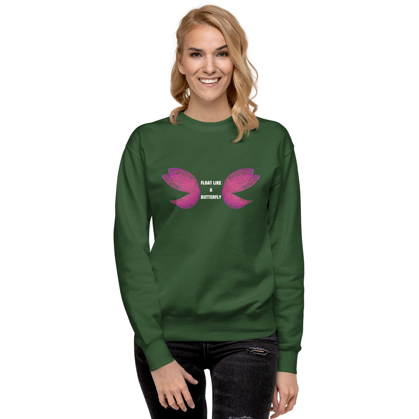 Float Like A Butterfly - ITATAH Unisex Premium Sweatshirt