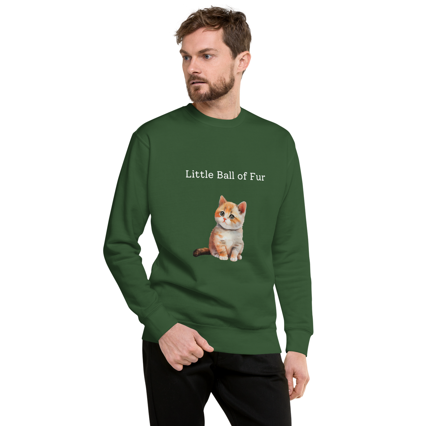 Little Ball of Fur - ITATAH Unisex Premium Sweatshirt