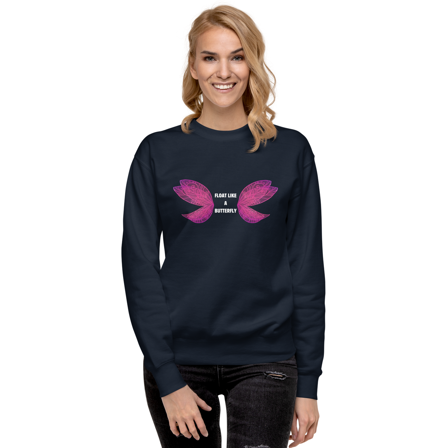 Float Like A Butterfly - ITATAH Unisex Premium Sweatshirt