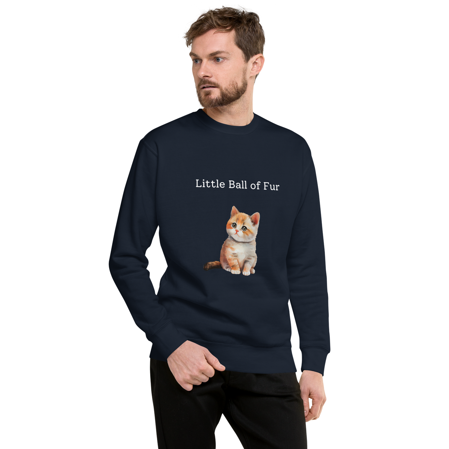 Little Ball of Fur - ITATAH Unisex Premium Sweatshirt