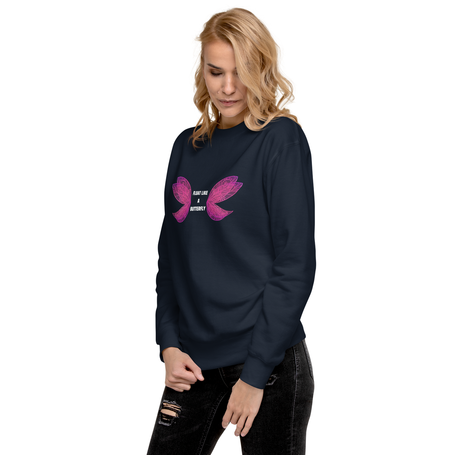 Float Like A Butterfly - ITATAH Unisex Premium Sweatshirt