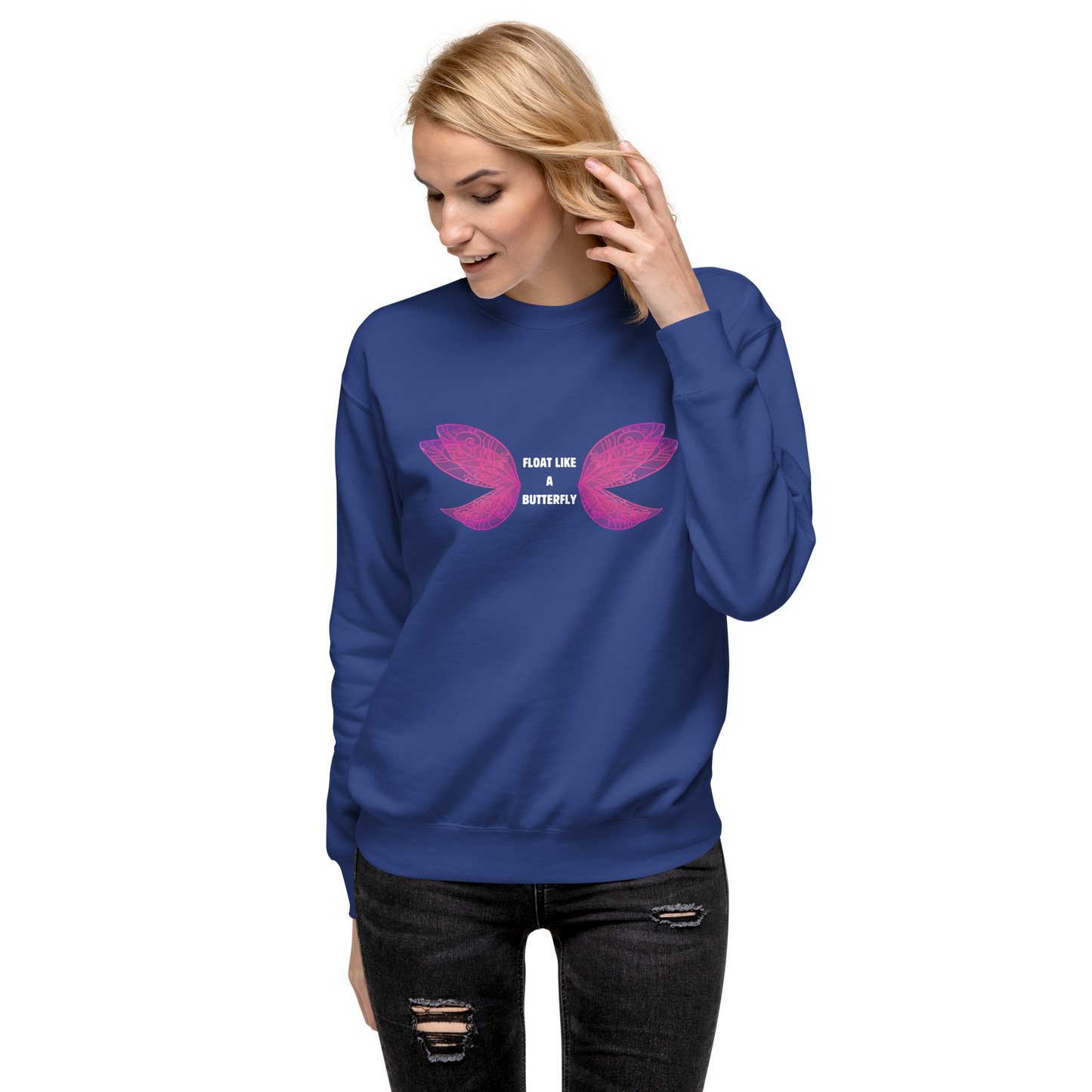 Float Like A Butterfly - ITATAH Unisex Premium Sweatshirt